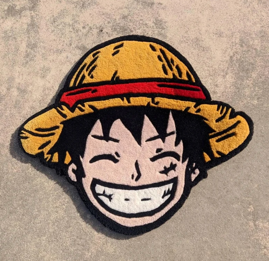 Hand Tuffted Monkey D. Luffy Rug