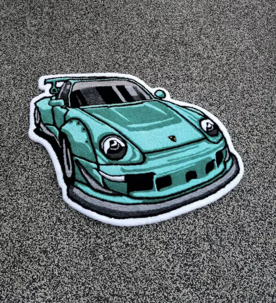 Hand Tufted Porsche 911 Rug