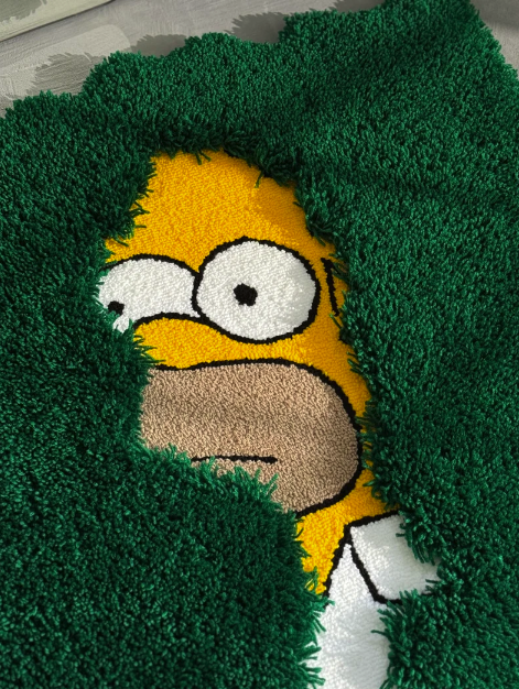 Hand Tufted Homer Simpson Rug