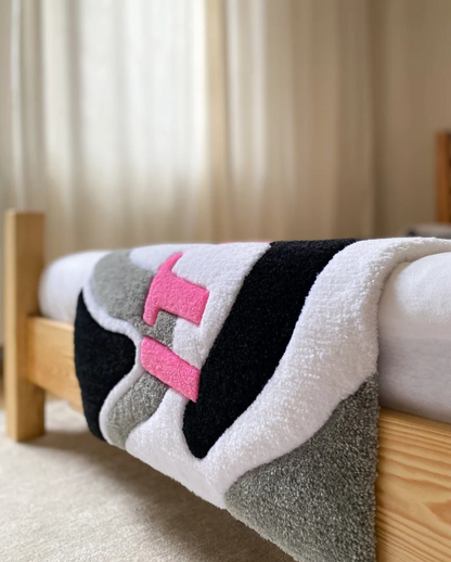 Hand Tufted "Its a Girl" Rug